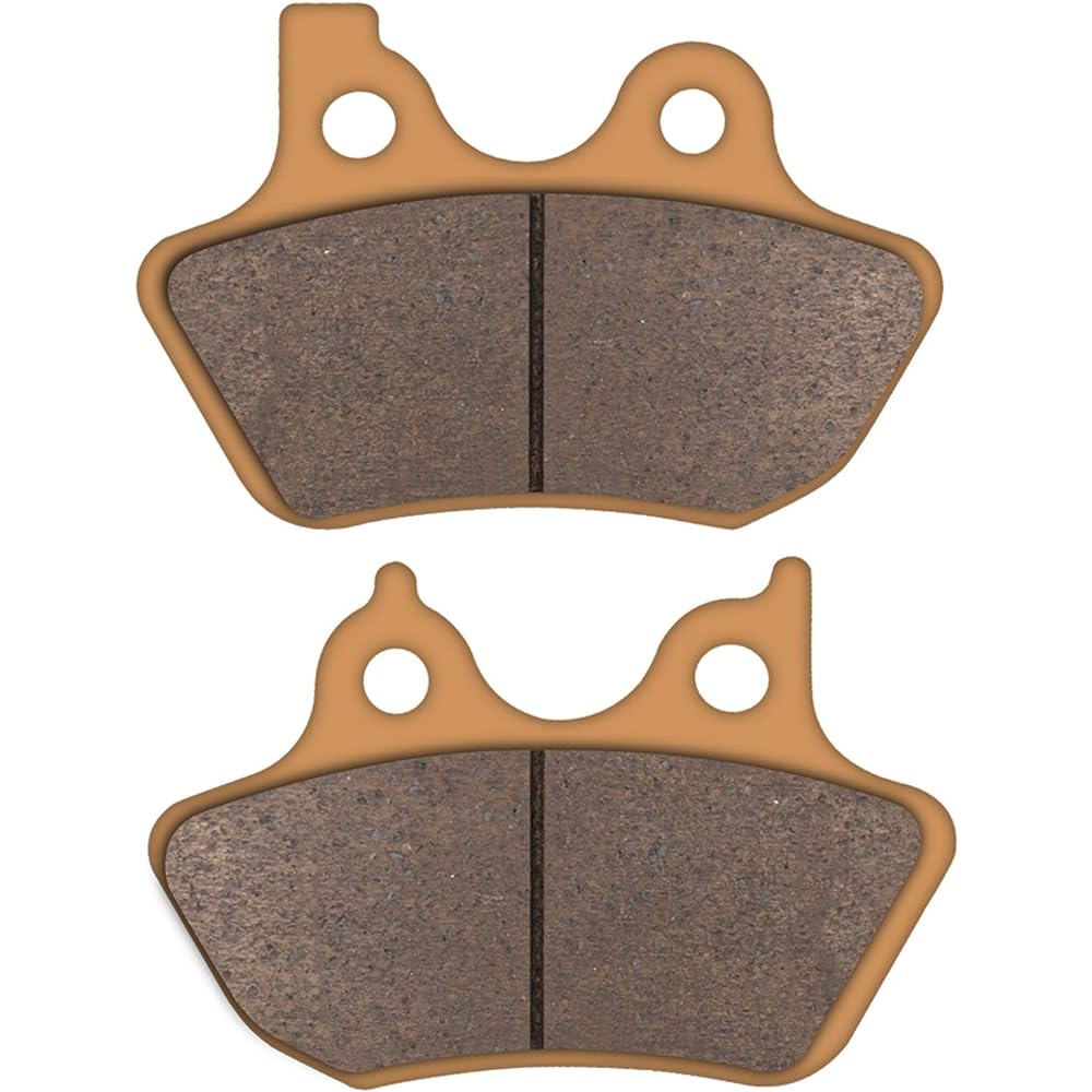 Zinger Brake Pads for Harley Davidson 2 Front + 1 Rear Replacement Severe Sintered V-Pad Brake Pads for 00-07 Harley Davidson FLHT/FLHTi Electra Glide Standard &FLHTCU-I Electra Glide Ultra Classic