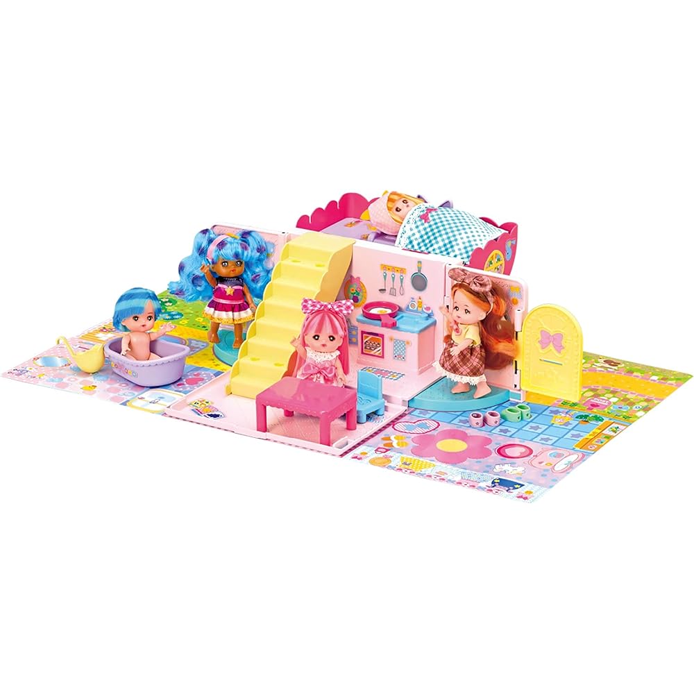 Pocket Mel-chan Spread and play! Poke Mel House + Doll Set