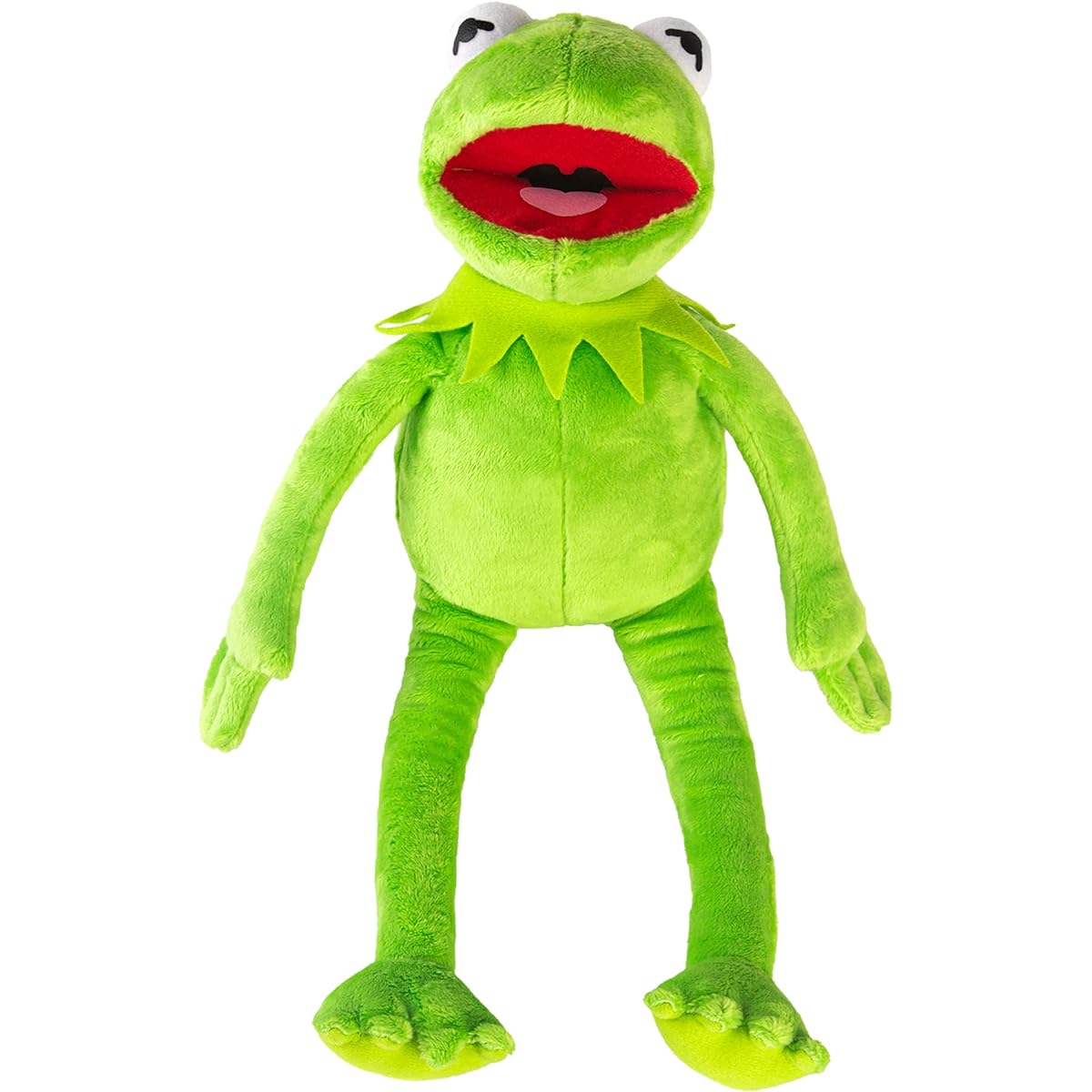 Kermit Frog Puppet, The Muppet Show, Soft Handed Frog Plush Toy, Halloween, Christmas, Thanksgiving Gift Idea for Boys and Girls - 16 Inch
