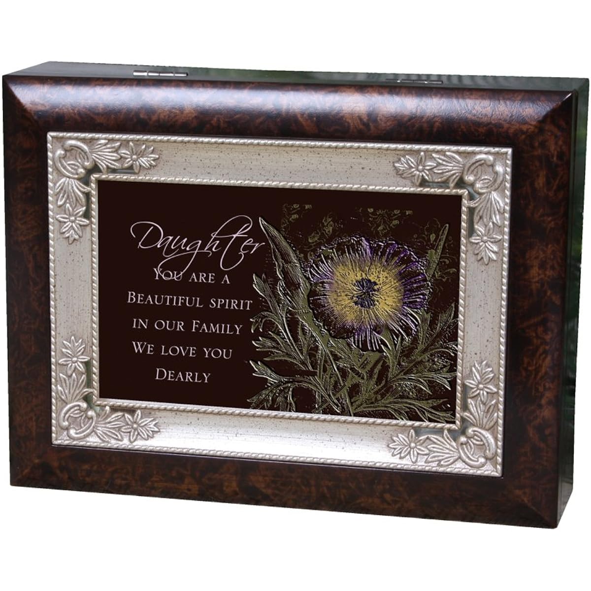 Cottage Garden Italian Inspired Music Box - Daughter Plays Light Up My Life