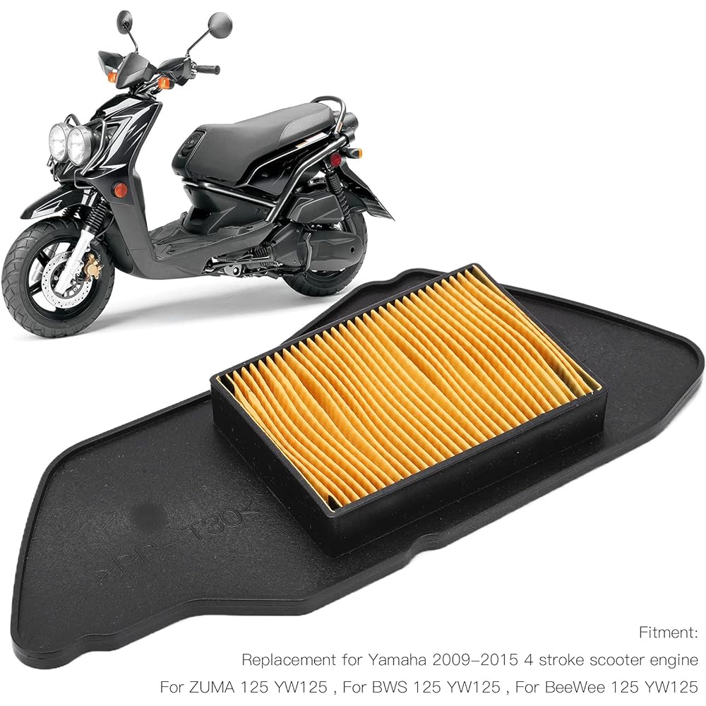 Aramox Air Filter Element Replacement for Yamaha ZUMA 125 YW125 Scooter 2009-2015 OE: 5S9-E4451-00