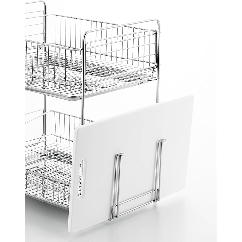 Pearl Metal Drainer Rack 2 Tier Stainless Steel At Aqua HB-3934