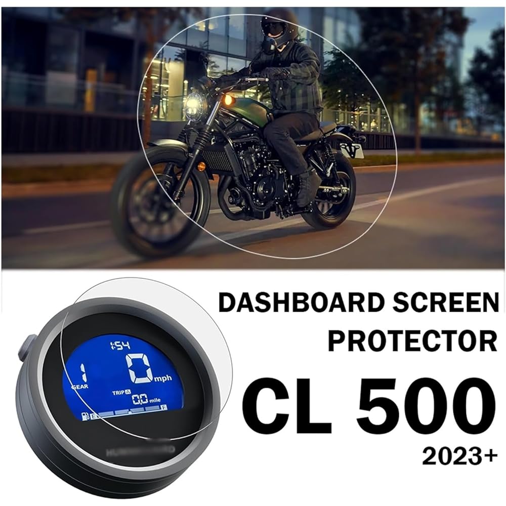 Fits for Honda CL500 2023+ Dashboard Screen Protective Film CL 500 Accessories TFT LCD Instrument Screen Protector Film Protector Instrument