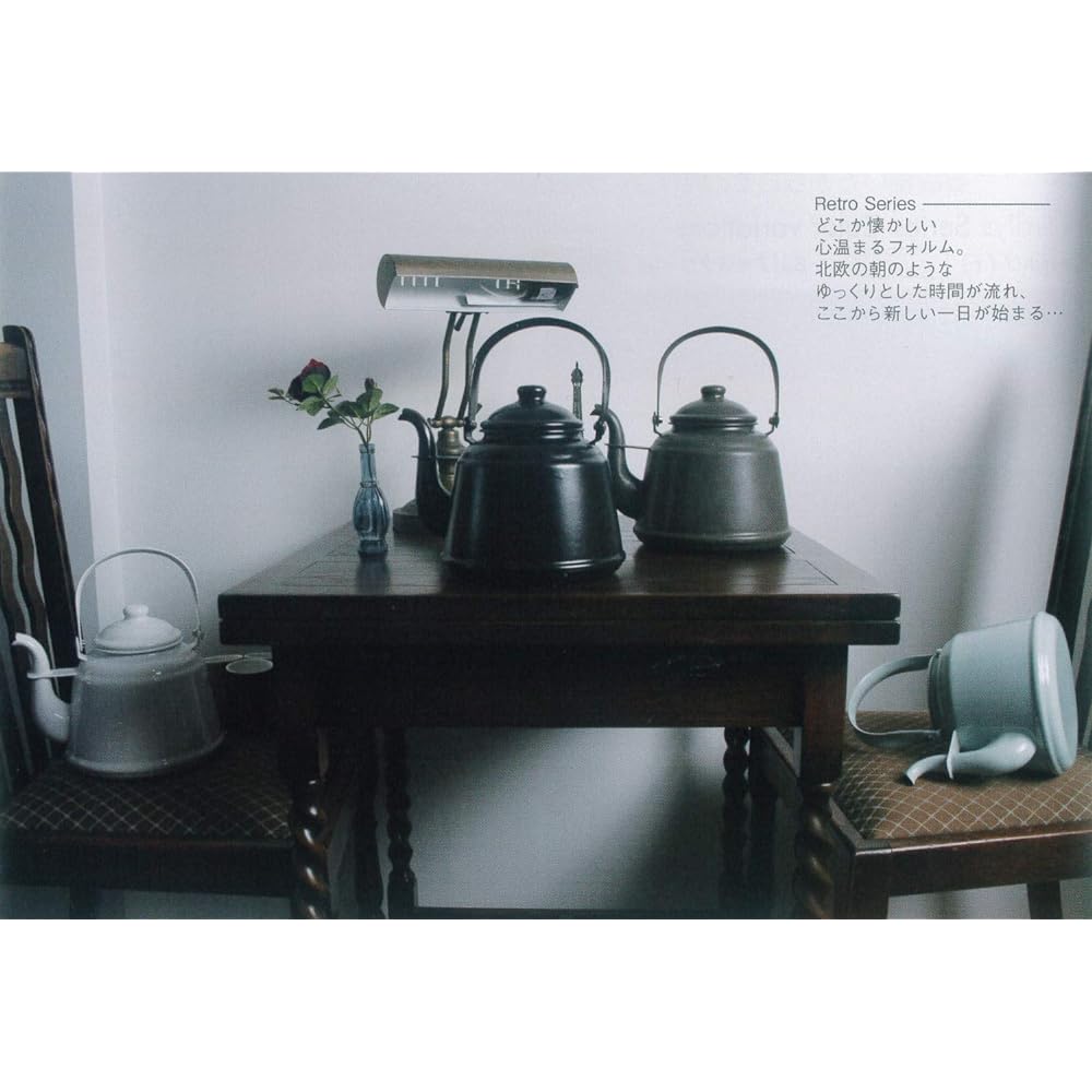 Hearth Designs Kettle Matte Brown 2.3L Enamel Kettle RTK-04