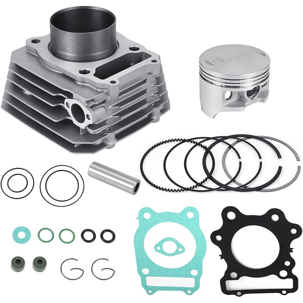 XIAOWEI Cylinder Top End Rebuild Kit for Honda TRX300 TRX300FW Fourtrax 300 1988-2000 4x4 2x4 Replacement # 12100-HC4-000 with 74mm Piston
