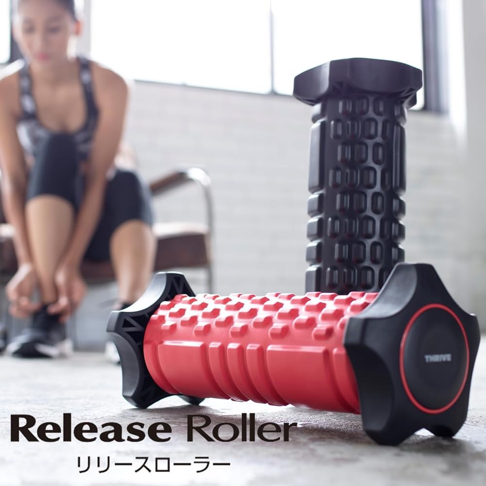 Thrive Release Roller Release Roller "Rotation and vibration of the roller allows you to freely care for your body" FD-200 Black