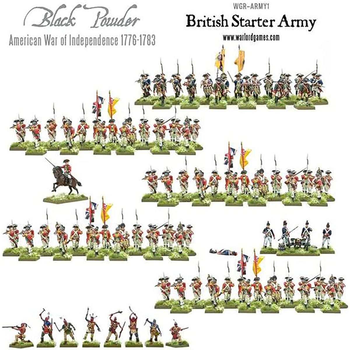American War Of Independence, British Starter Army by Warlord Games