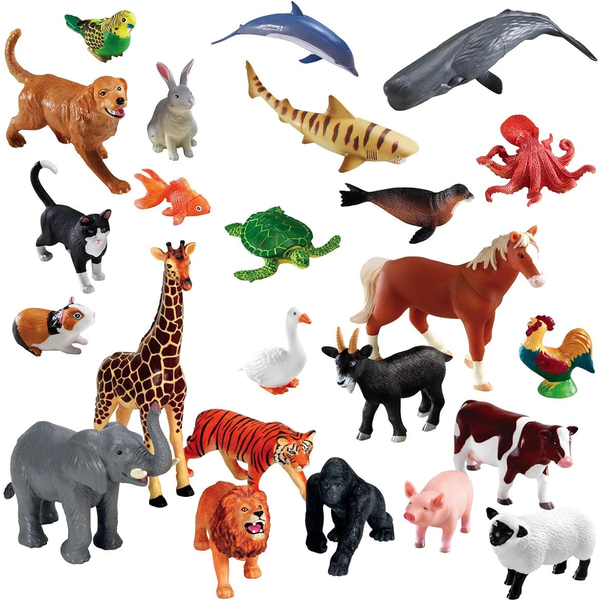 Learning Resources Jumbo Animals - Set of 24
