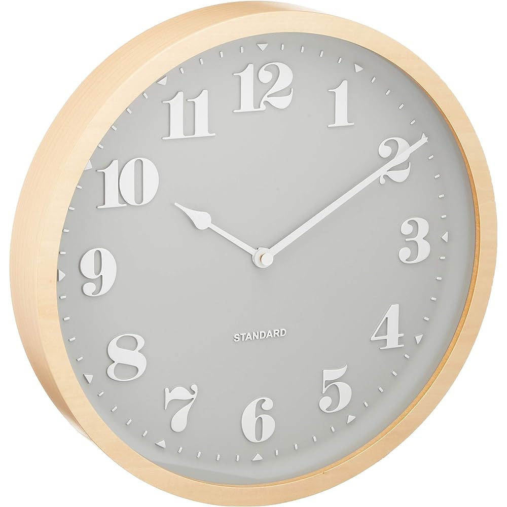 Interform Wall Clock Radio Clock Tovet CL-2125NA Wood Nuance Color Diameter 30cm
