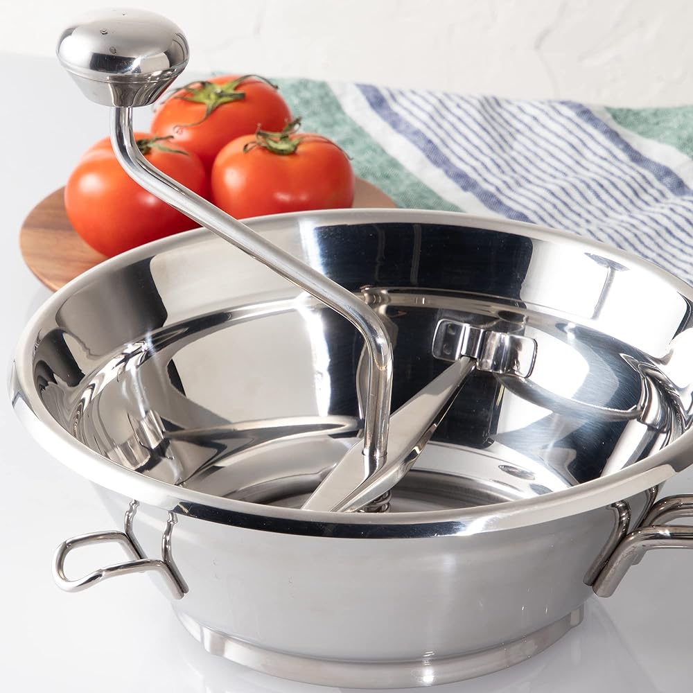 Endo Shoji TKG Strainer Stainless Steel Outer Diameter x Height (mm) 240 (393) x 85 (170) Comes with 3 replacement blades of 1.5, 2.0, 5 mm For straining vegetables (tomatoes, etc.), fruits, etc. Rust-free Made of durable stainless steel and hygienic for