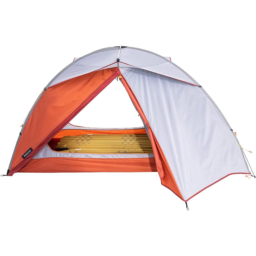 Forclaz Camping/Trekking/Mountain Climbing Tent, Water Resistant, Wind Resistant, 3 Seasons, Free Standing Dome Shape, Compact, Easy to Set Up, Easy to Carry TREK 500