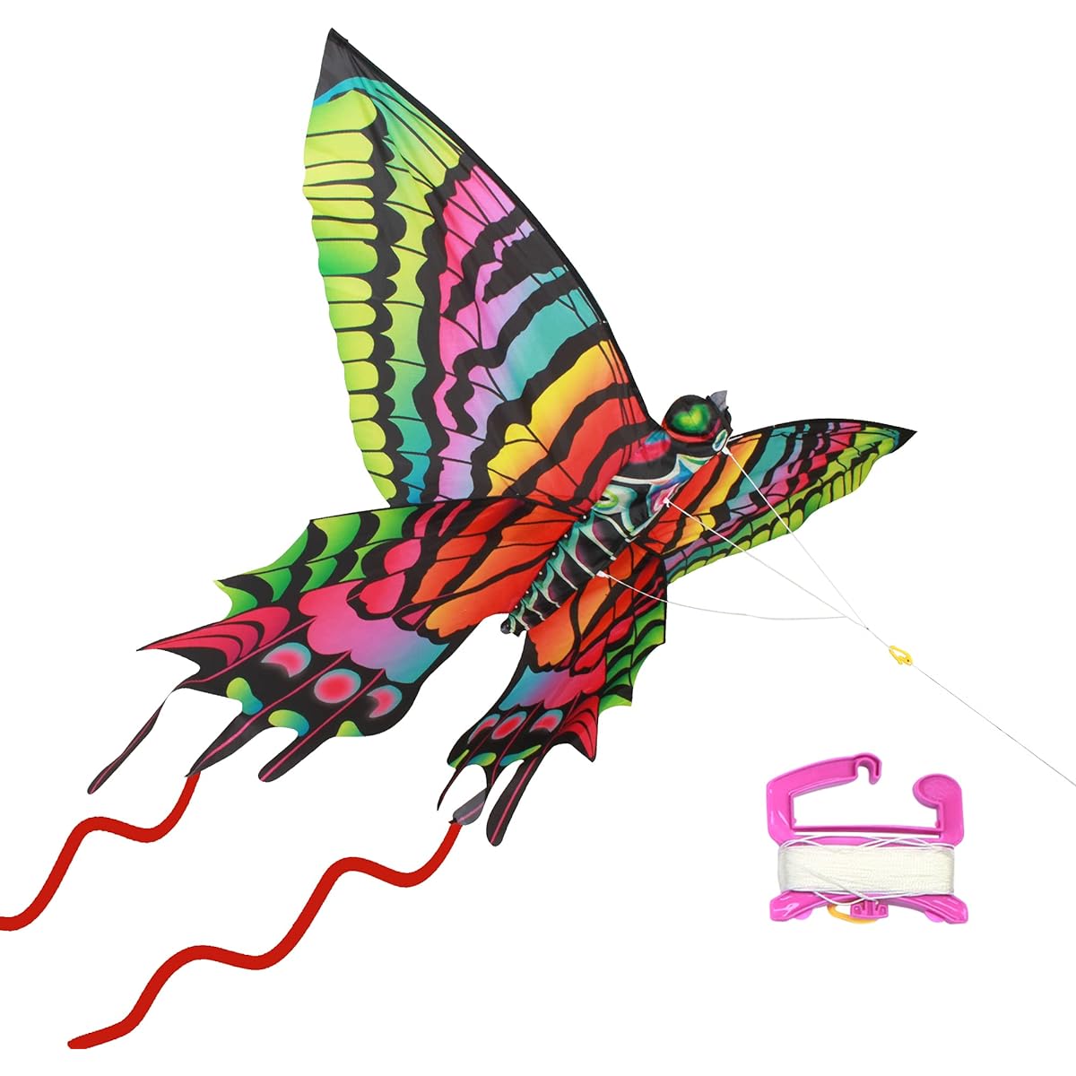 X-Kites Airwatch Butterfly DLX 3D Nylon Kite, 54" Wide