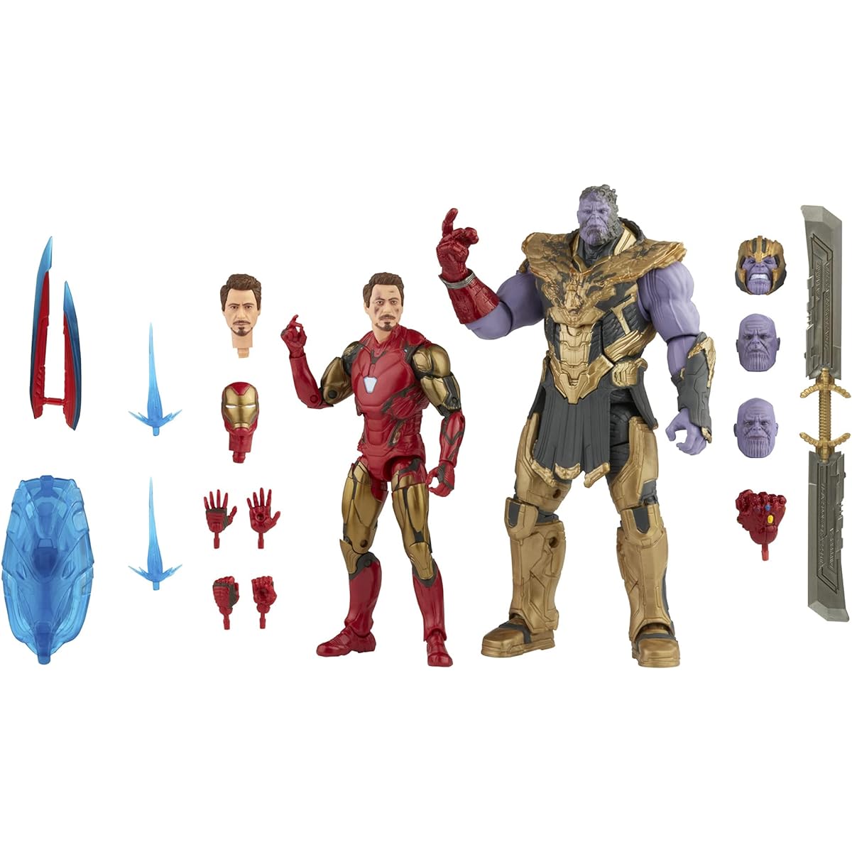 Hasbro (HASBRO) MARVEL Marvel Legend Series Infinity Saga Iron Man Mark 85 & Thanos 6-inch Action Figure F0192 Authentic