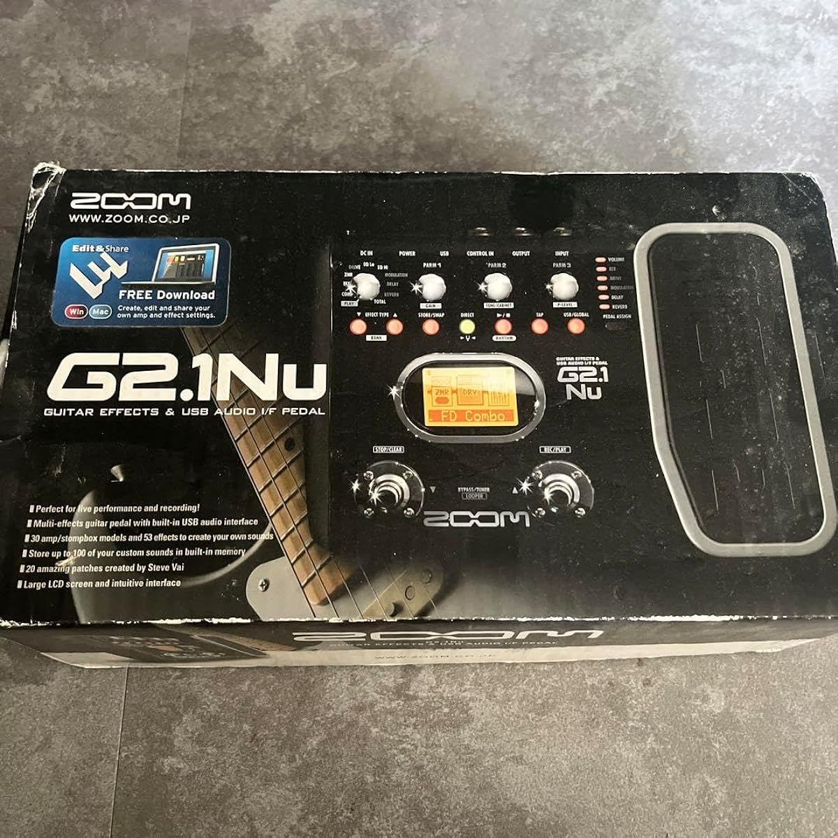 Multi-effector ZOOM G21Nu NG