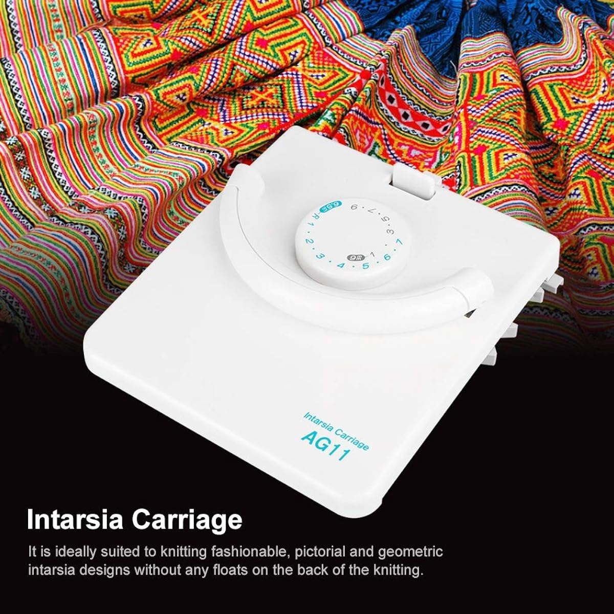 Intarsia Carriage, Professional AG11 Intarsia Carriage Household Sewing Knitting Machine Accessories Suitable for LK100 LK150