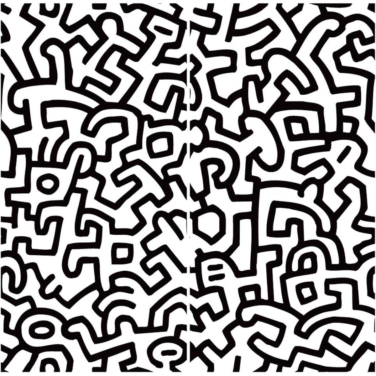 Blik Keith Haring Pattern Wall Tiles