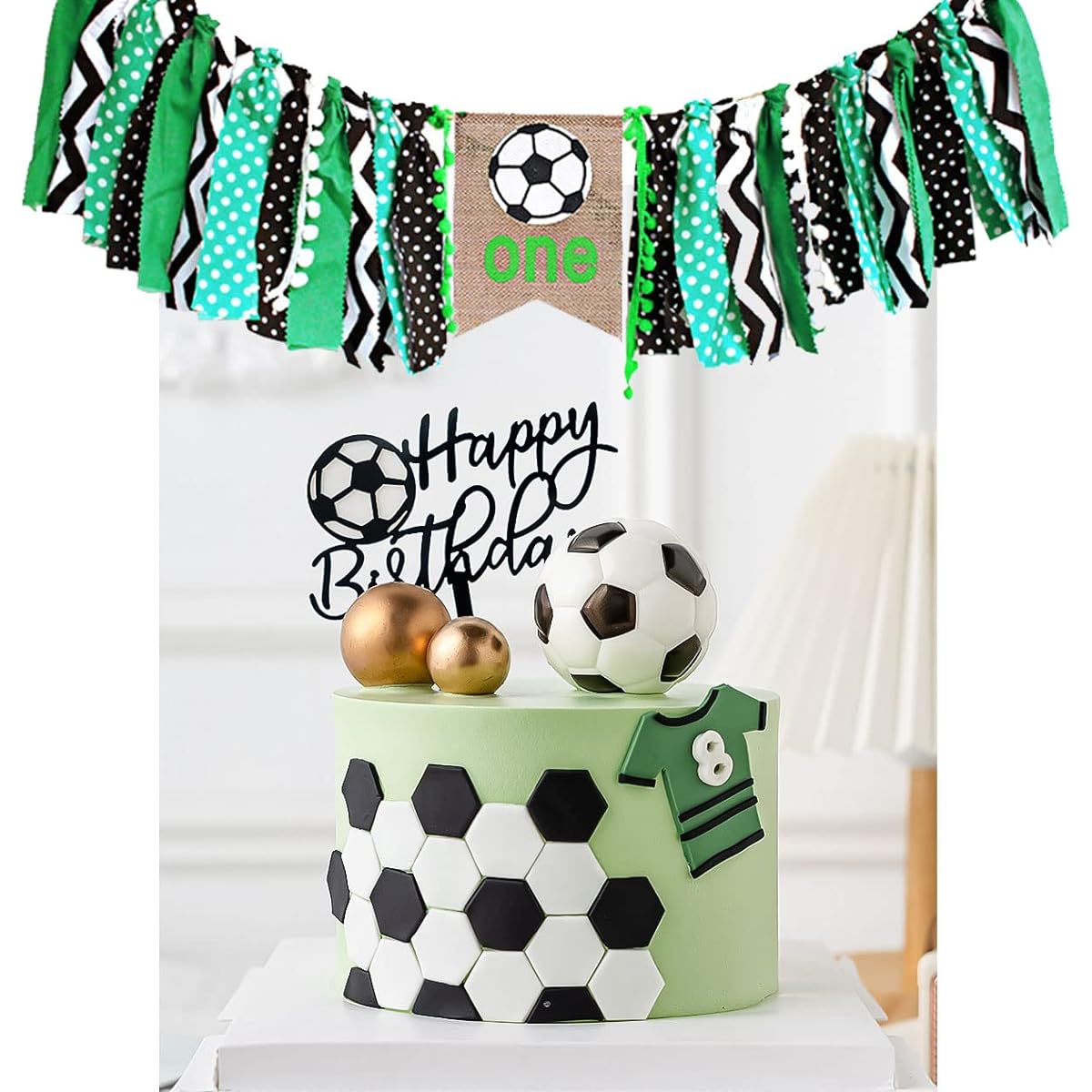 Soccer 1st Birthday Highchair Banner First Birthday Soccer Decorations - Soccer Birthday Party Decorations - Boys First Birthday Party Decorations - 1st Birthday Highchair Banner