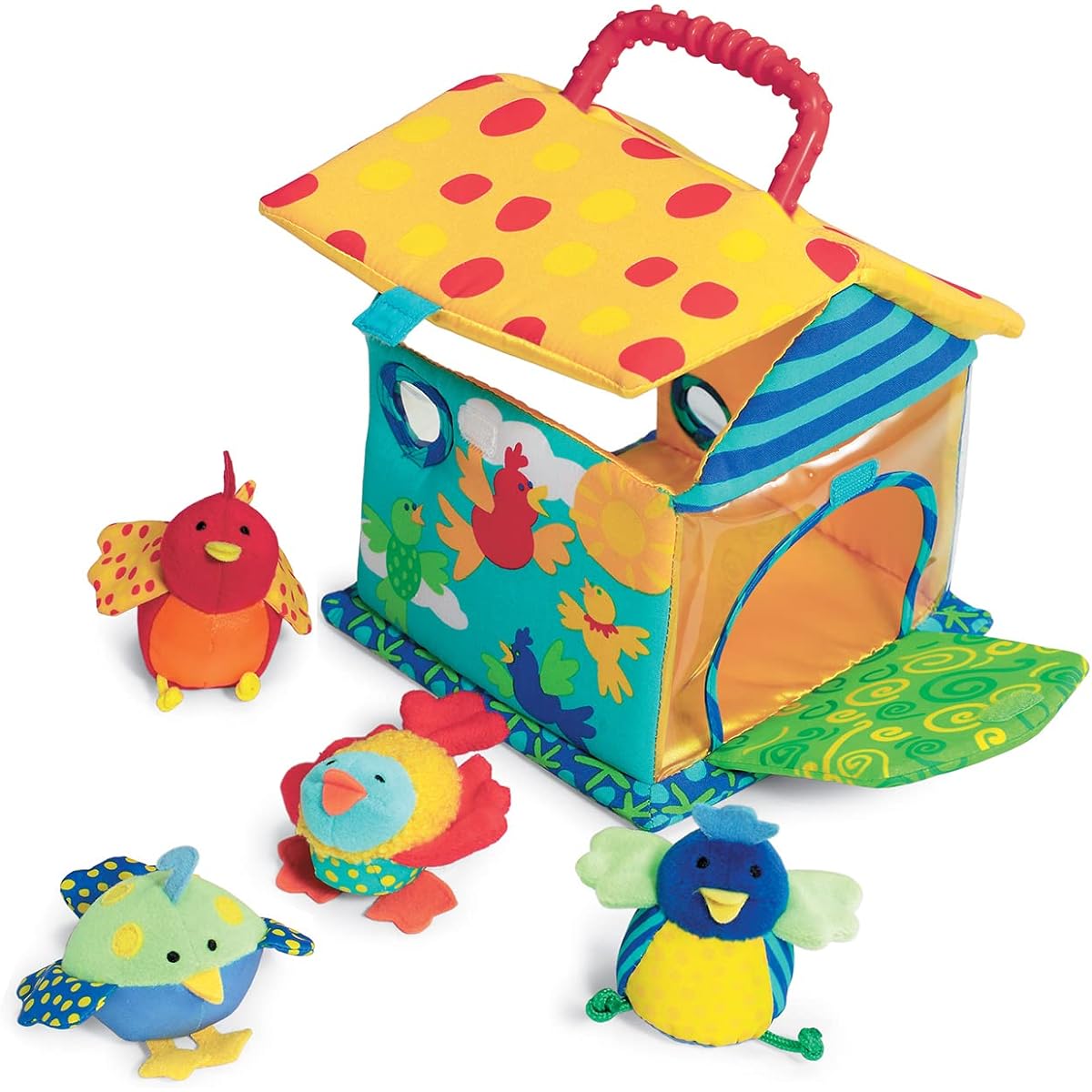Manhattan Toy Pat & Peek Birdhouse Soft Activity Toy