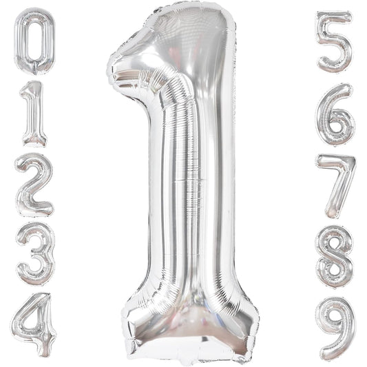 1 x 50 inch silver balloon