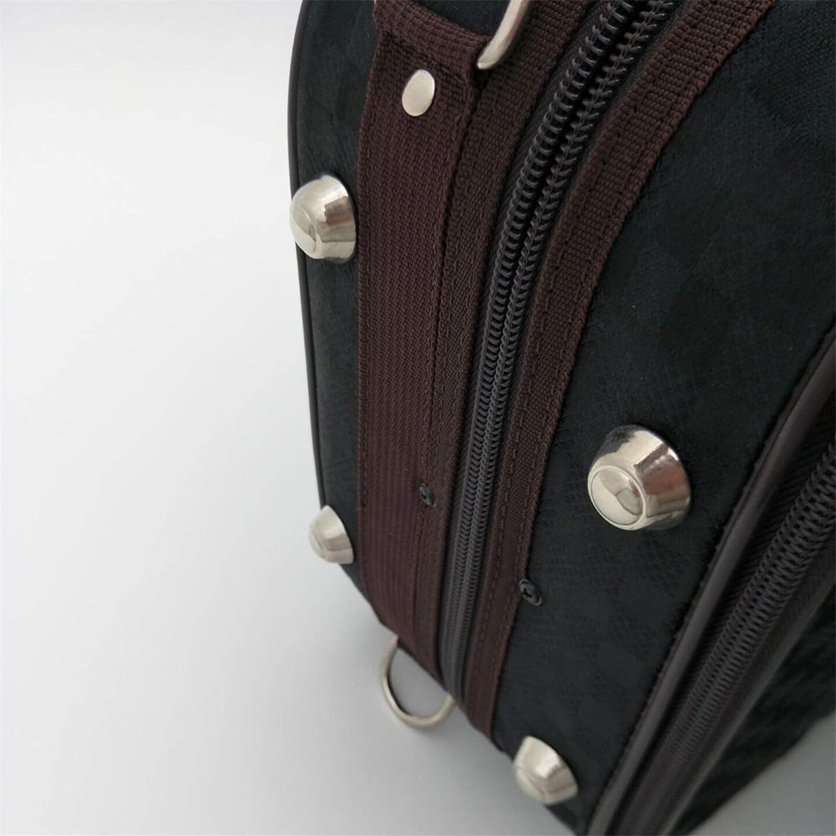 Violin Case Professional Heavy Duty Violin Case 4/4 Full Size Oval with Hygrometer Lightweight Portable