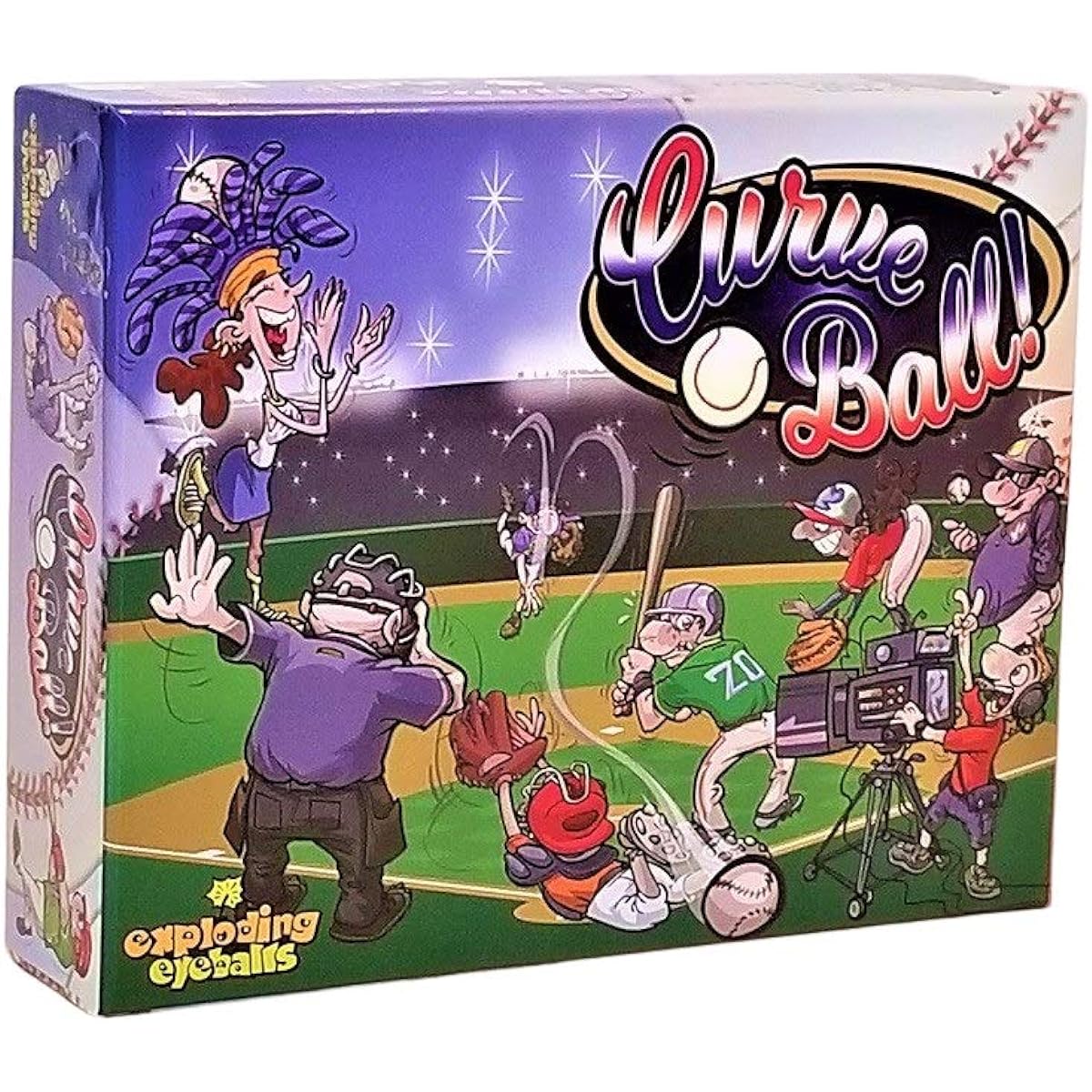 Exploding Eyeballs Curve Ball Baseball Card Game | For Baseball Fans, Families, and Kids