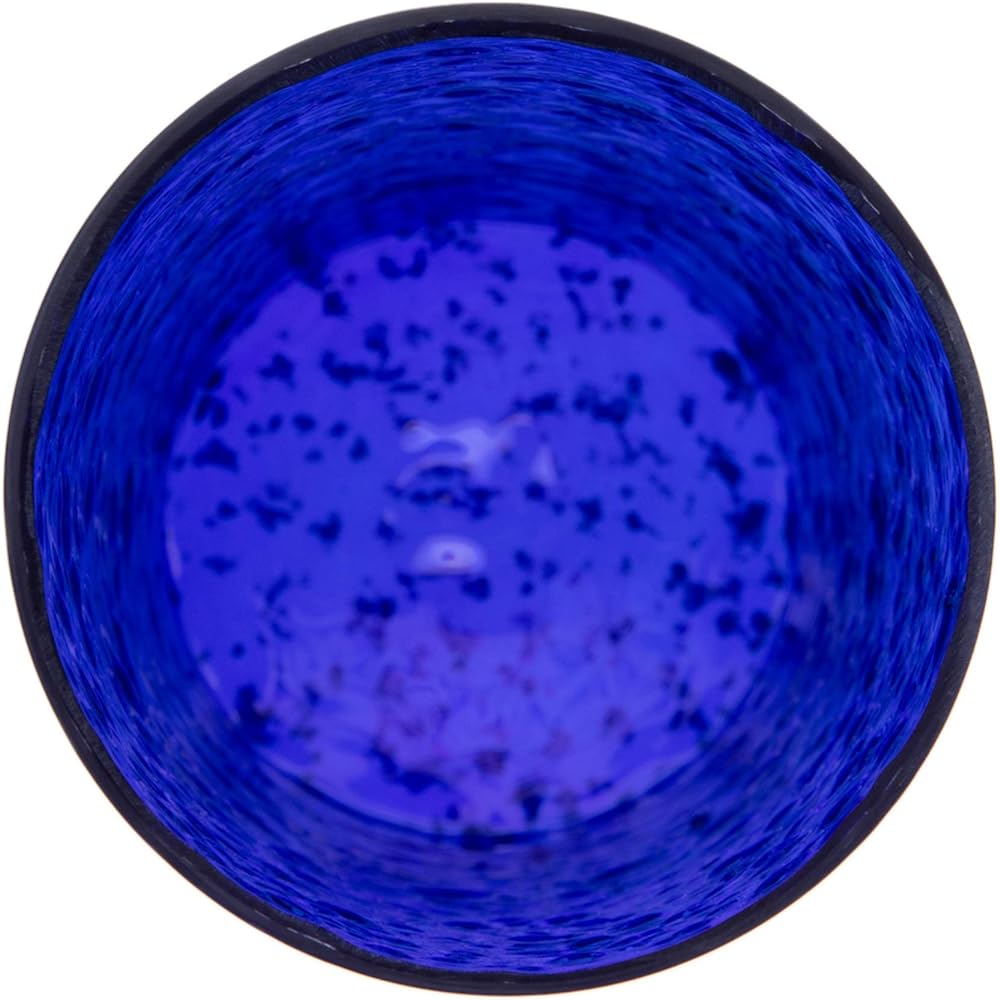 Otsuka Glass Flower Market Pro Cylinder Flower Base Handmade Vase Height 30 x 10cm Blue Made in Japan 5594BU-OT
