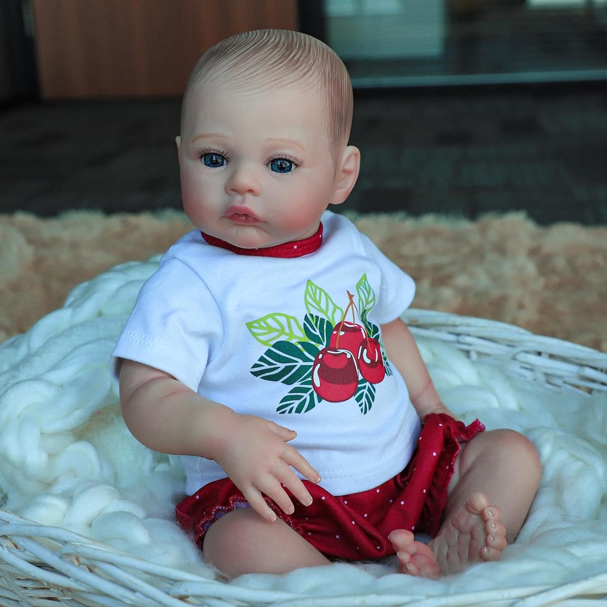CHAREX Realistic Reborn Baby Doll - 18" Newborn Doll Lifelike Reborn Baby Girl Soft Weighted Real Baby Real Life Baby with Accessories for Ages 3+