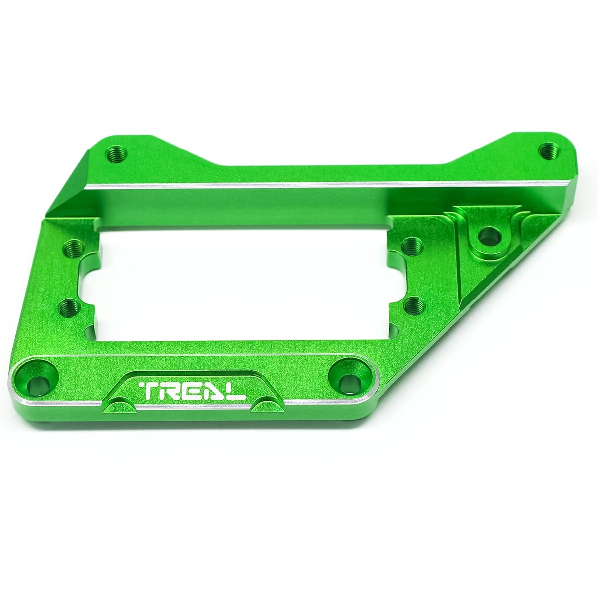 TREAL SCX10 Pro Front Servo Mount 4 Link Mount Aluminum 7075 Upgrade (Green)