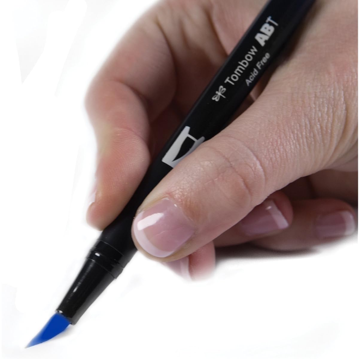 Tombow Dual Brush Marker Stock Open 555 Ultramarine