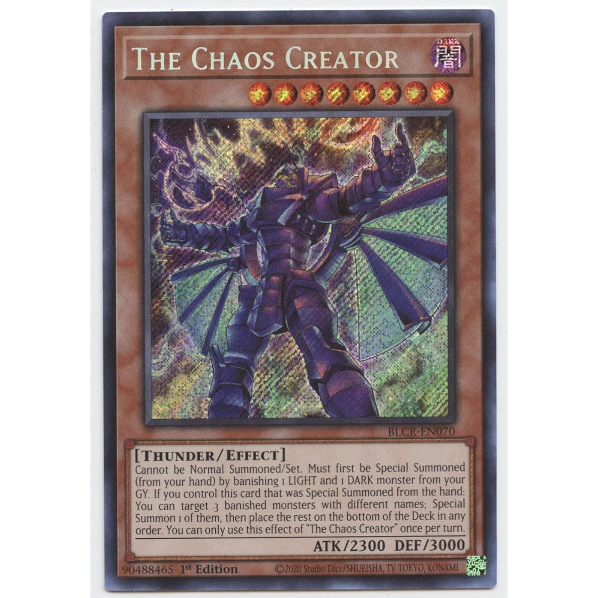 Chaos Creator BLCR-EN070 Secret Rare First Edition