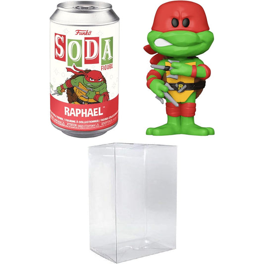 Funko Vinyl Soda: Teenage Mutant Ninja Turtles - Raphael Common with Byron's Attic Soda Protector