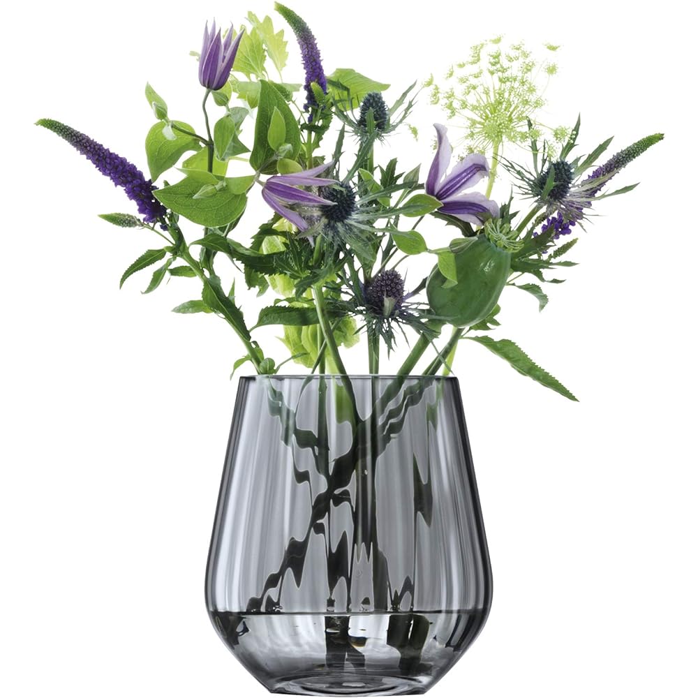LSA Flower Base Gray W14.5xD14.5xH16cm LSA LZI02, G1528-16-572