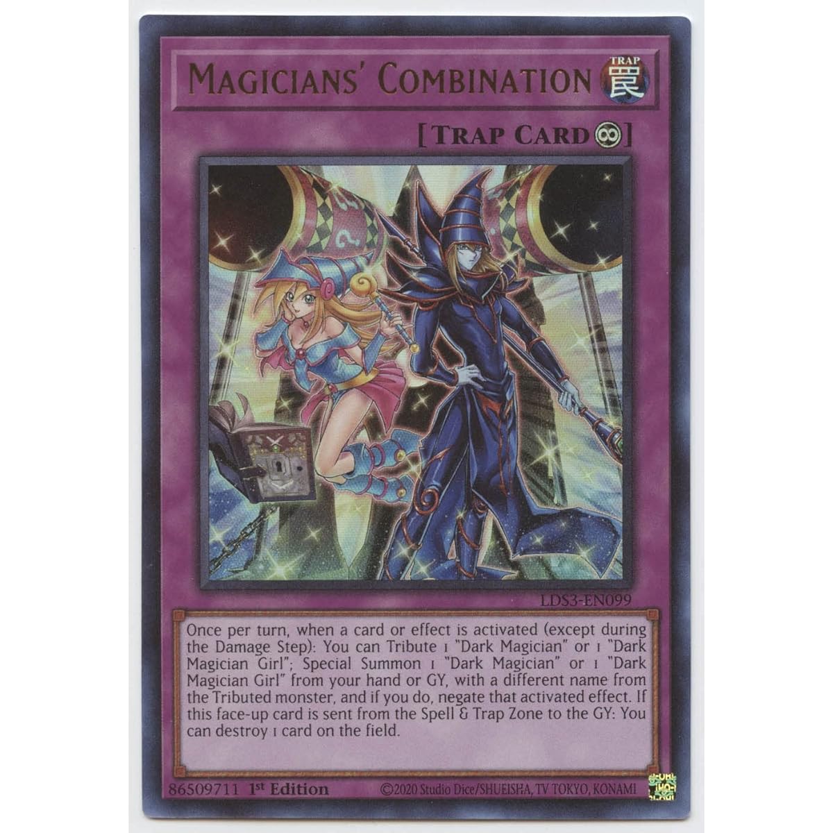 Magician's Combination LDS3-EN099 Ultra Rare 1st Edition