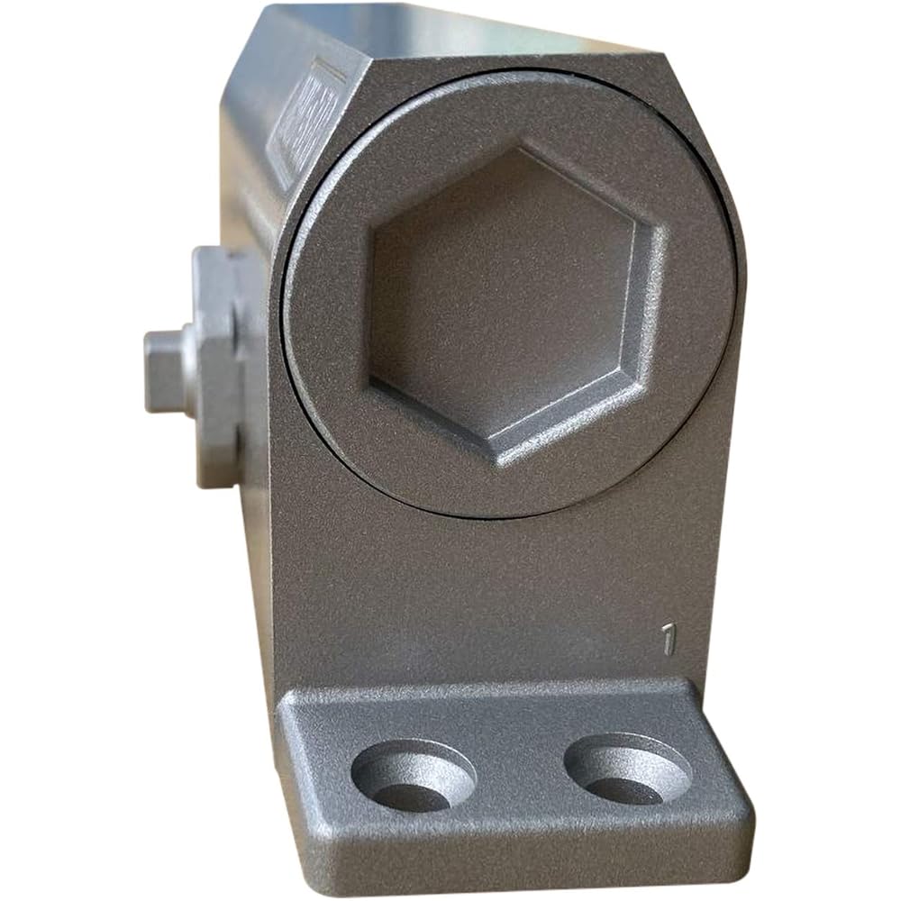 Nippon Door Check Manufacturing New Star Parallel Door Closer with Stop Silver P-181 1 piece