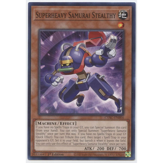 Super Heavy Samurai Stealth - CYAC-EN004 - Common - 1st Edition.
