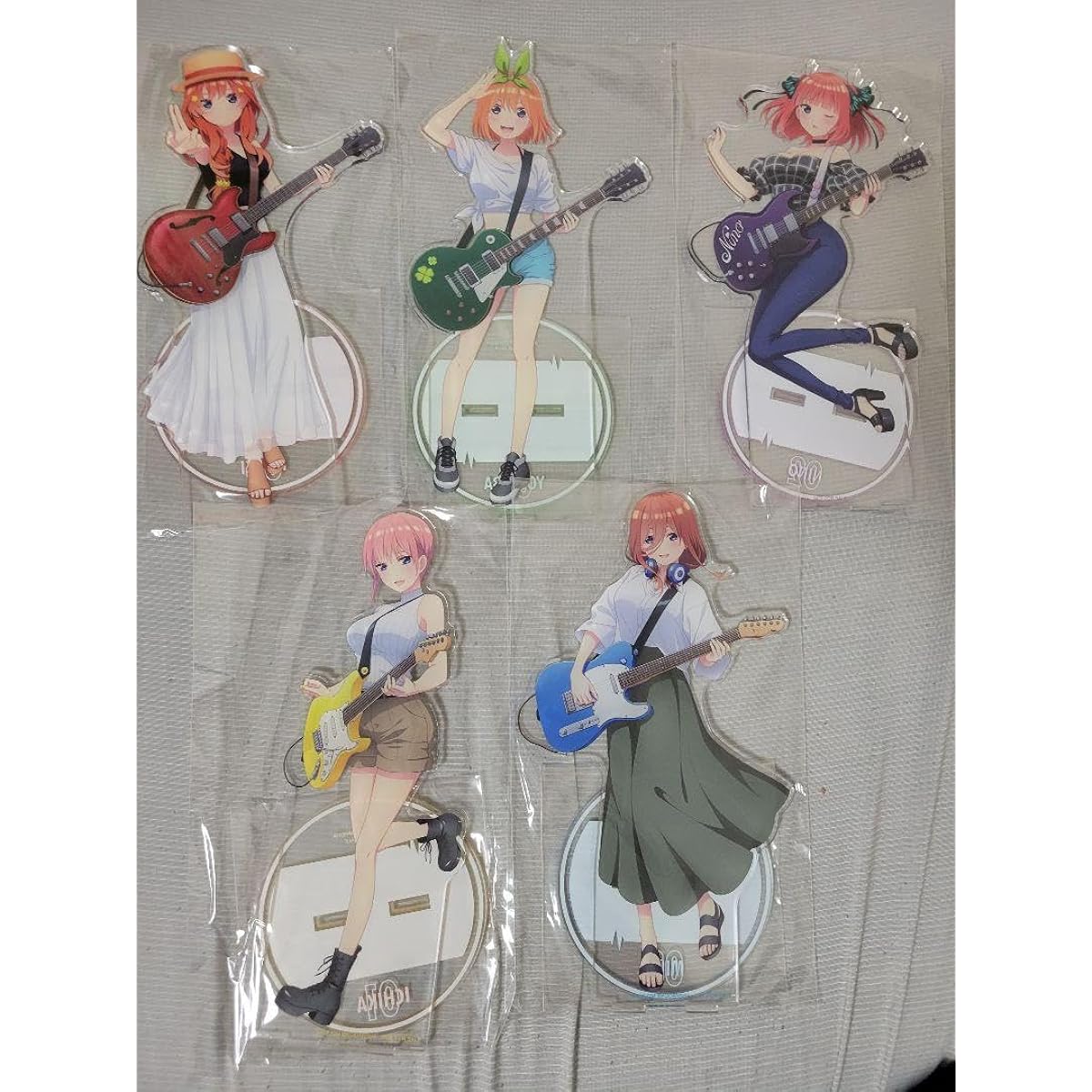 The Quintessential Quintuplets Guitar Playing Ver. Extra Large Acrylic Stand JTB4GN9A