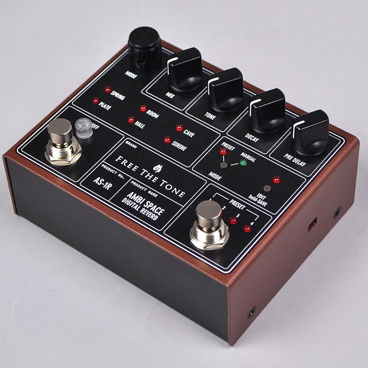 Free The Tone AS-1R AMBI SPACE DIGITAL REVERB Reverb Effector