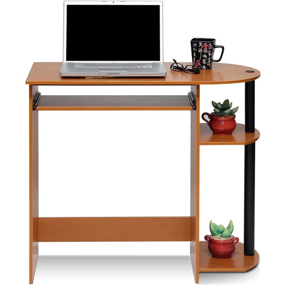 Furinno Simplistic Computer Desk Light Cherry Assembly Type [Regular Japanese Import Product]