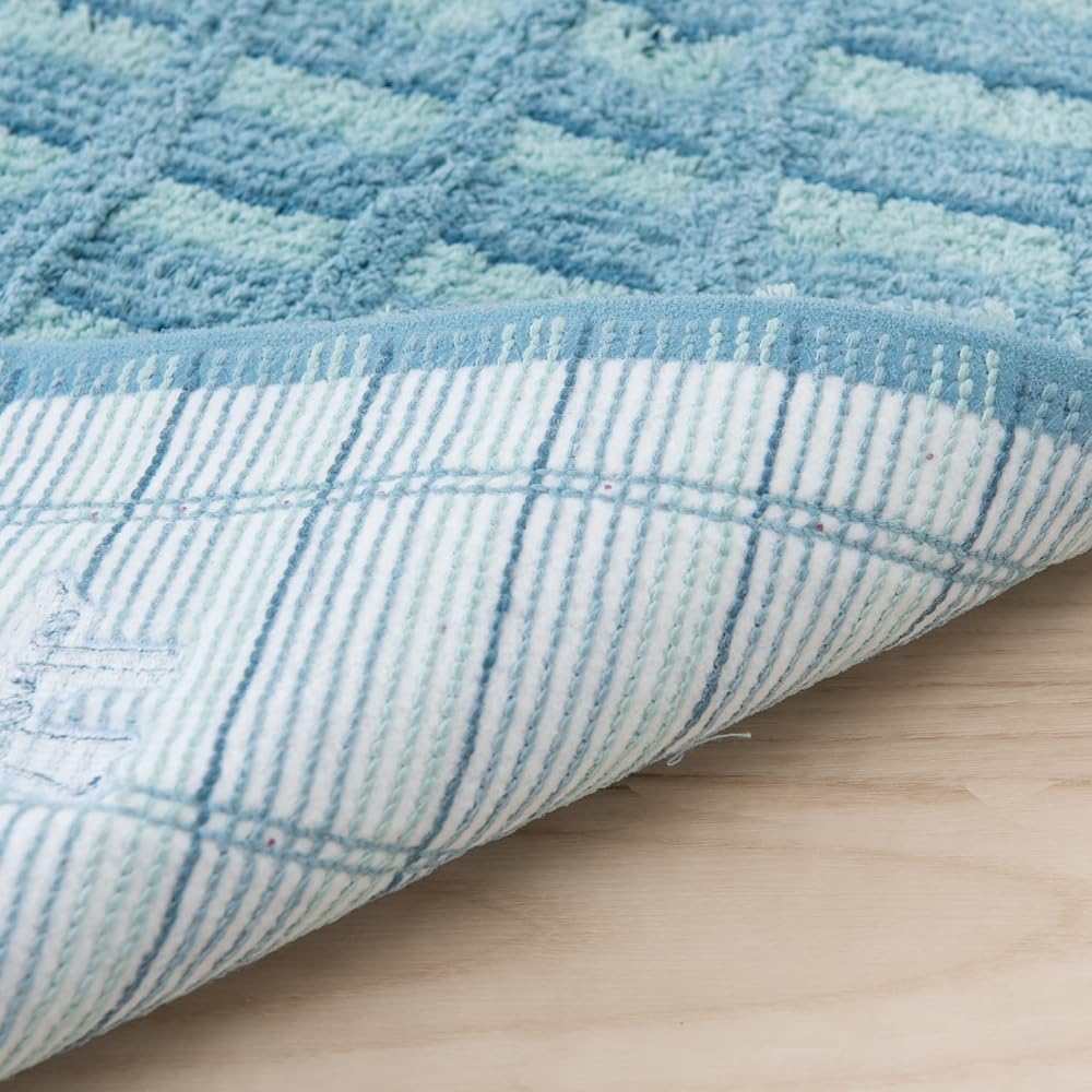 sybilla Tehedor Toilet Mat Approx. 60 x 60cm Blue 15917