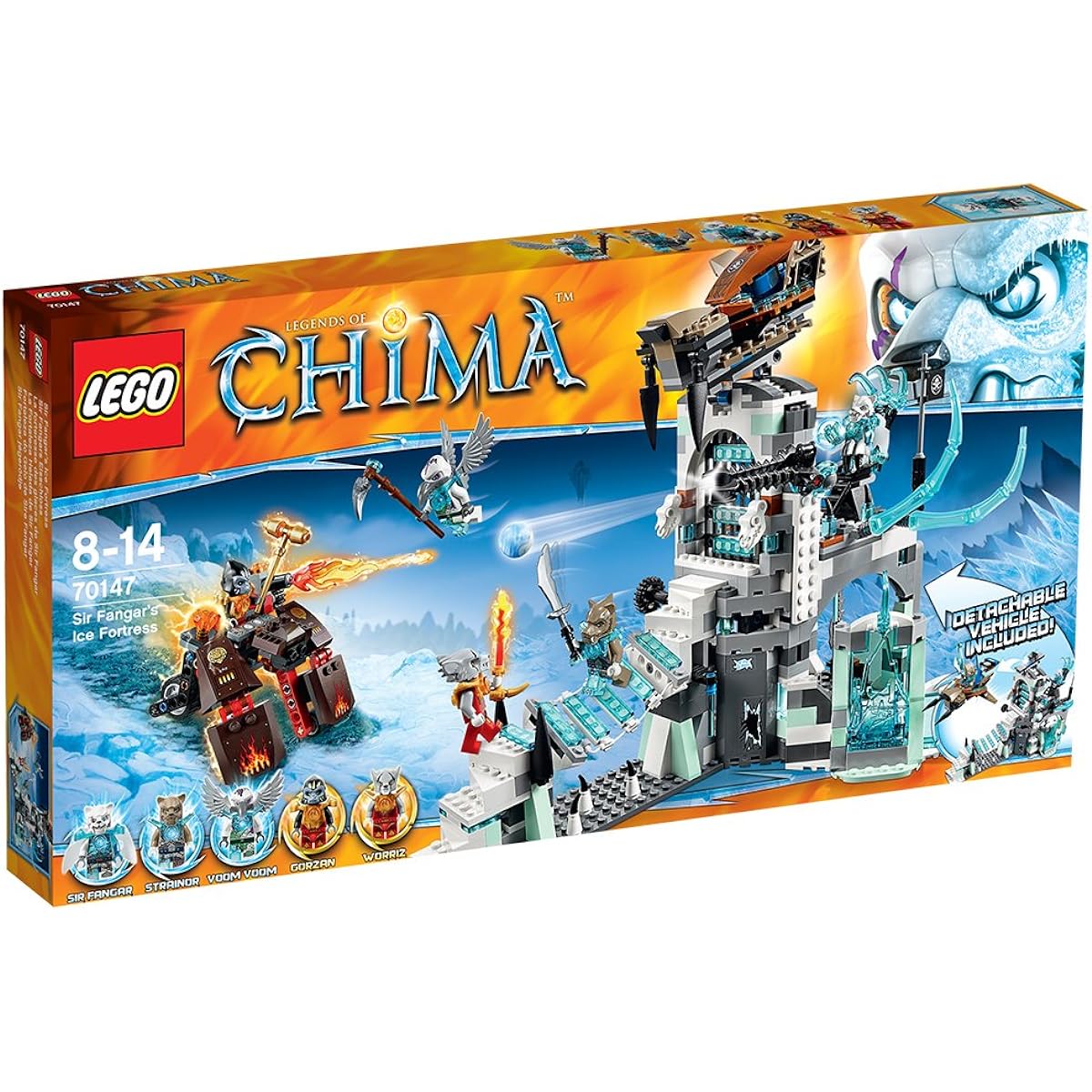 LEGO Chima Lord Finger's Ice Fortress 70147