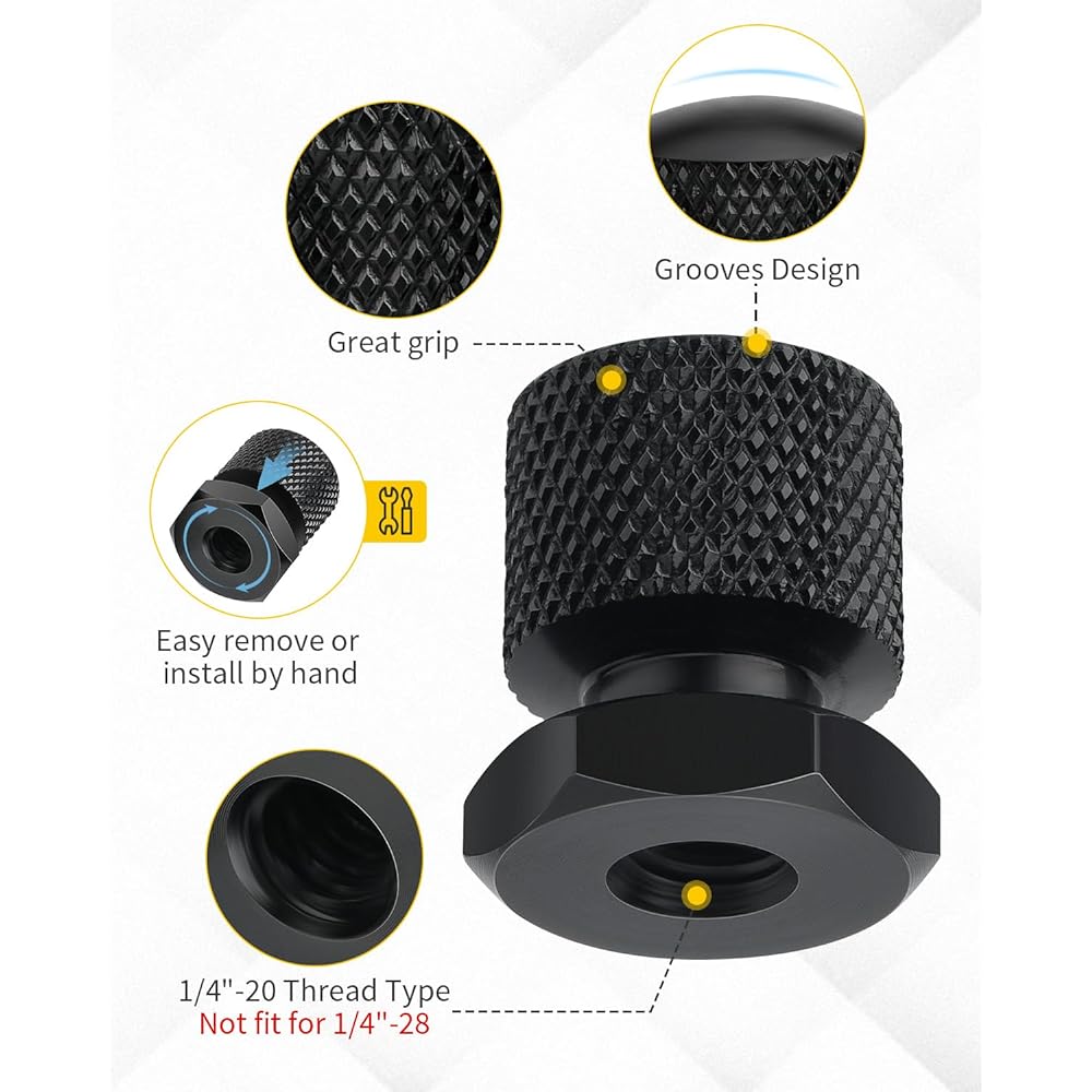 ANONEMOTO Solo Seat Nut Solo Seat Mount Nut Black for Harley-Davidson 1997-2023 Touring Street Glide Road Glide Road King Softail