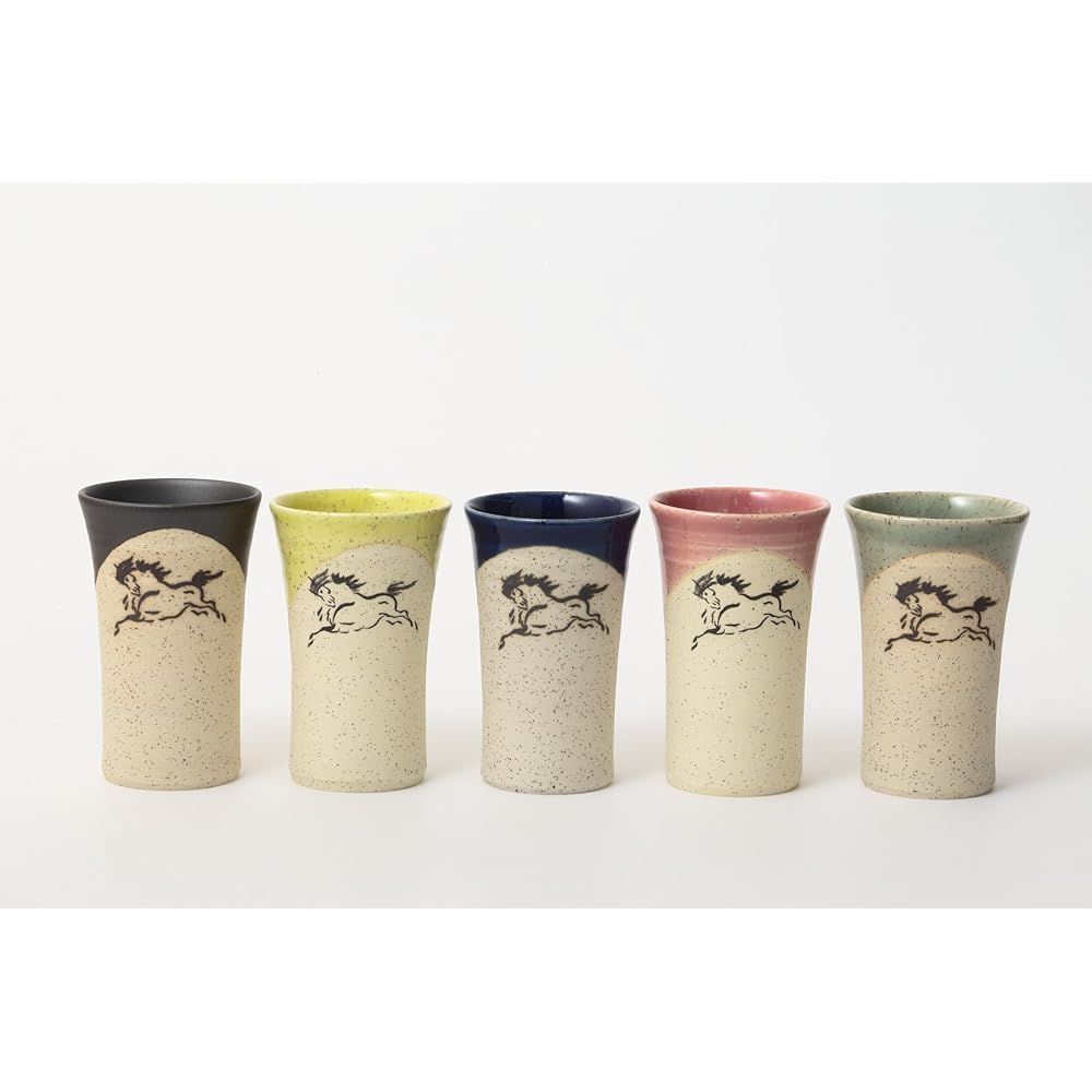 Ohori Soma Ware Matsunaga Kiln Small Tumbler (Green) Tumbler Sixtieth Birthday Gift Present Tea Cup Stylish Summer Beer