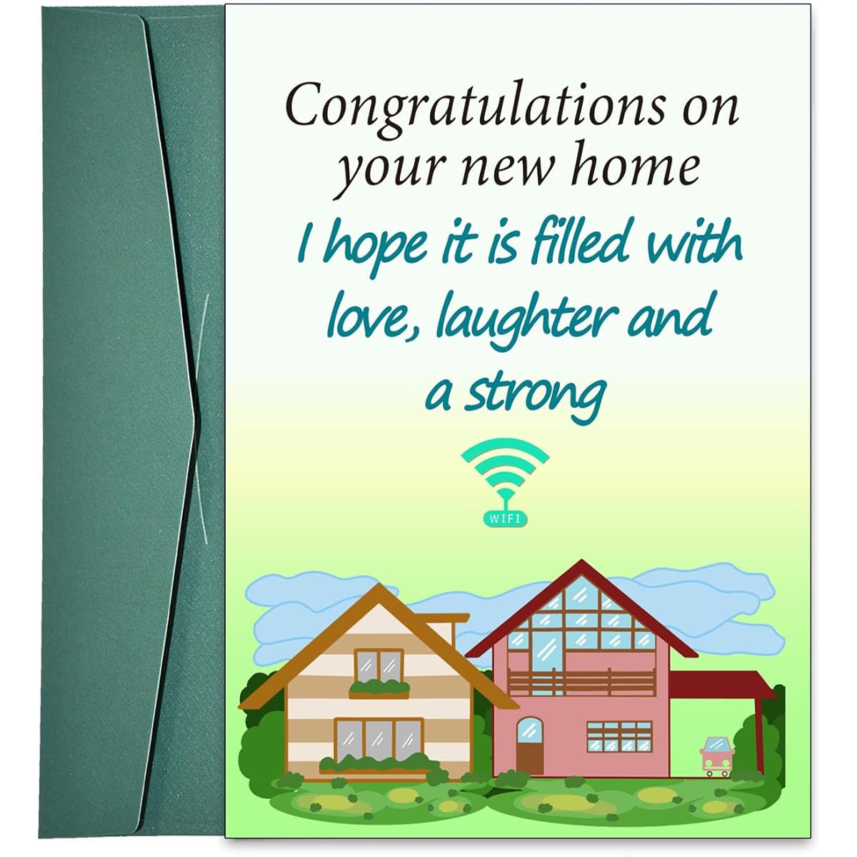 Dapofajo Housewarming Card Congratulations Card