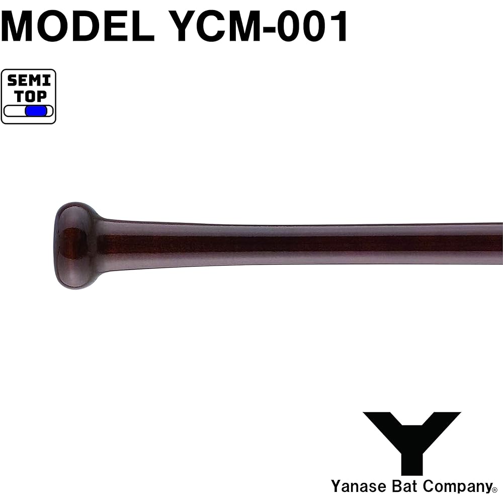 Yanase Y Bat Hard Wooden Bat North American Hard Maple Semi-Top Balance Pro Exclusive YCM-001 yan18fw woodbat