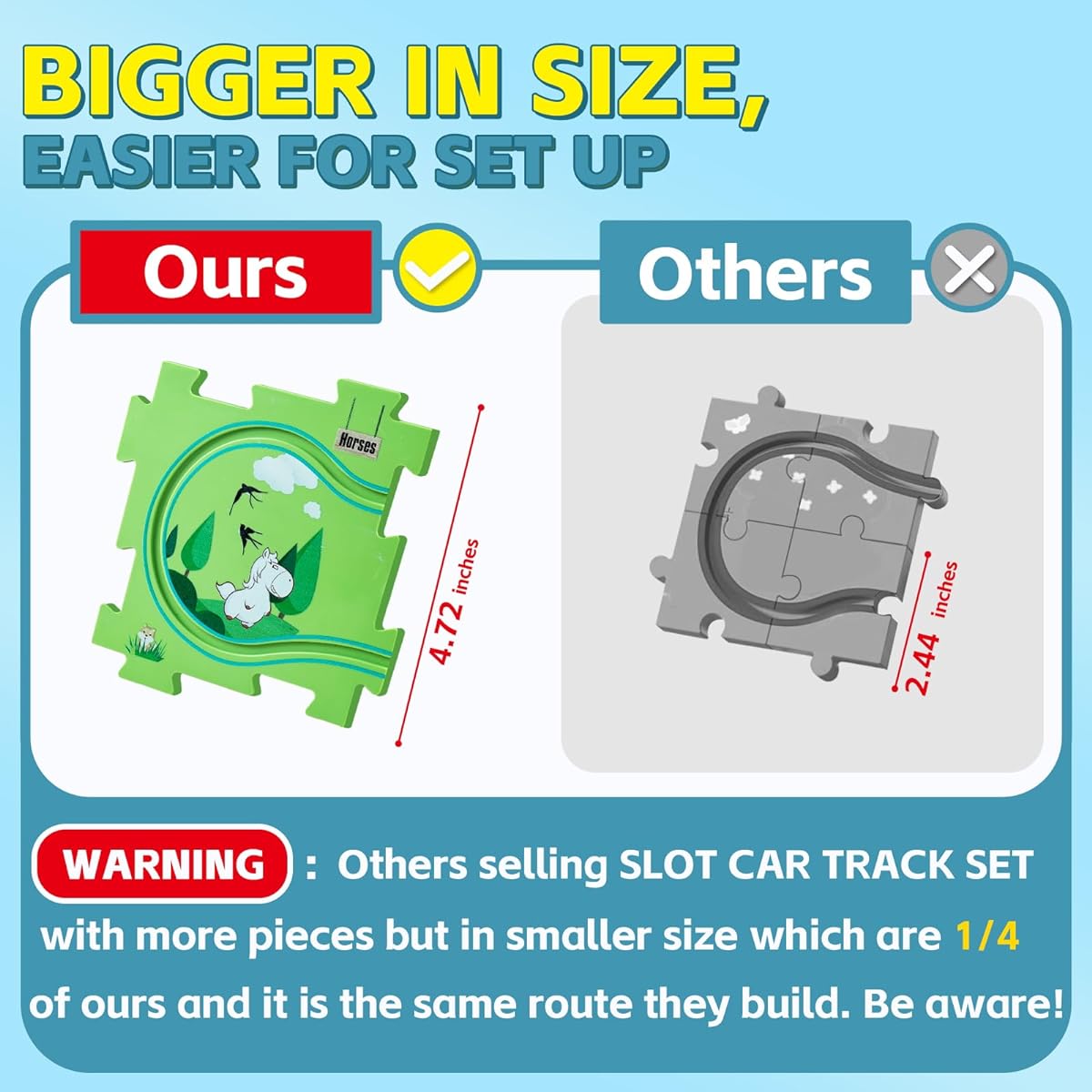Wdebay Puzzle Set with Cars