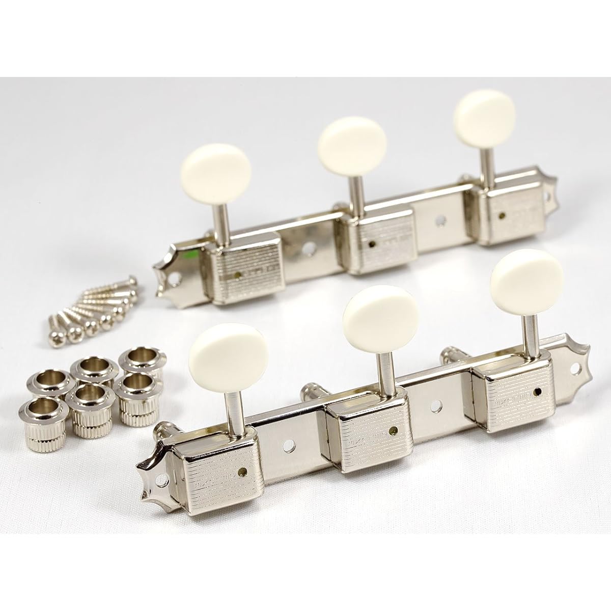 Kluson type 3 guitar pegs 3SD nickel magnum lock shaft
