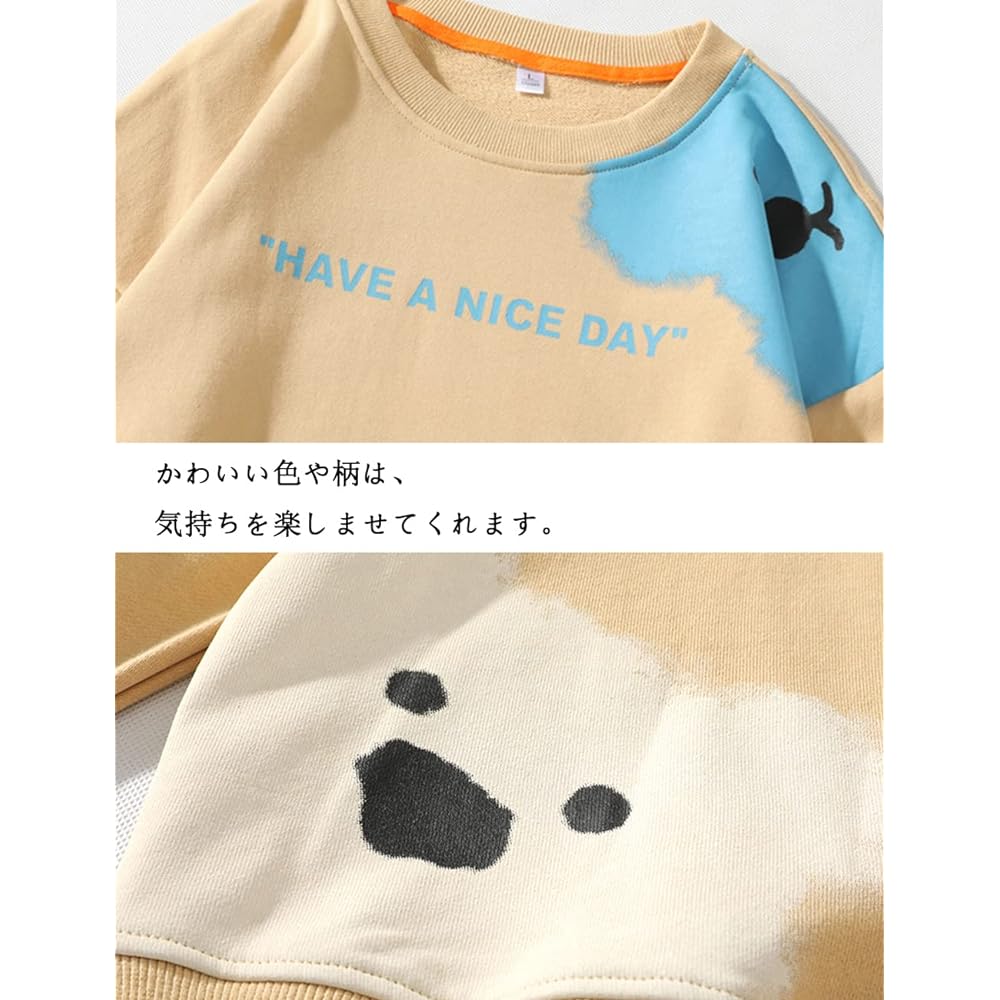 [Butrends] Men's Hoodie, Sweatshirt, Round Neck, Long Sleeve Hoodie, Spring, Autumn, Sweatshirt, Stylish, Casual, Long Sleeve, T-shirt, Cut and Sewn Top, Long T-shirt, Large Size