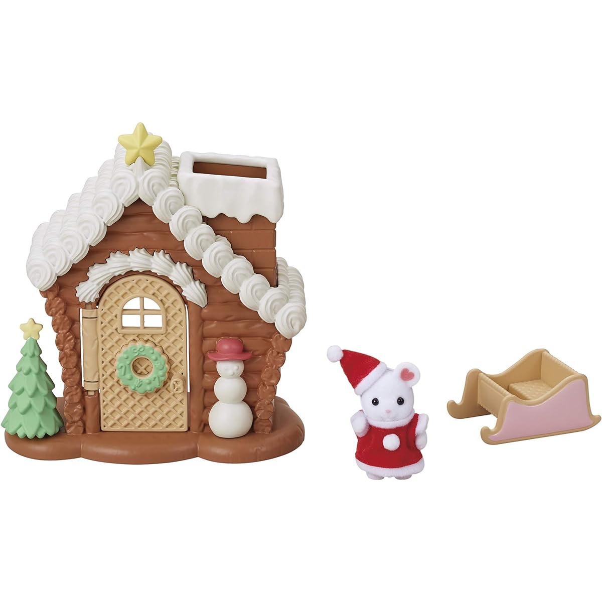 Sylvanian Families Seasonal [Baby Santa and Candy House Set] SE-197