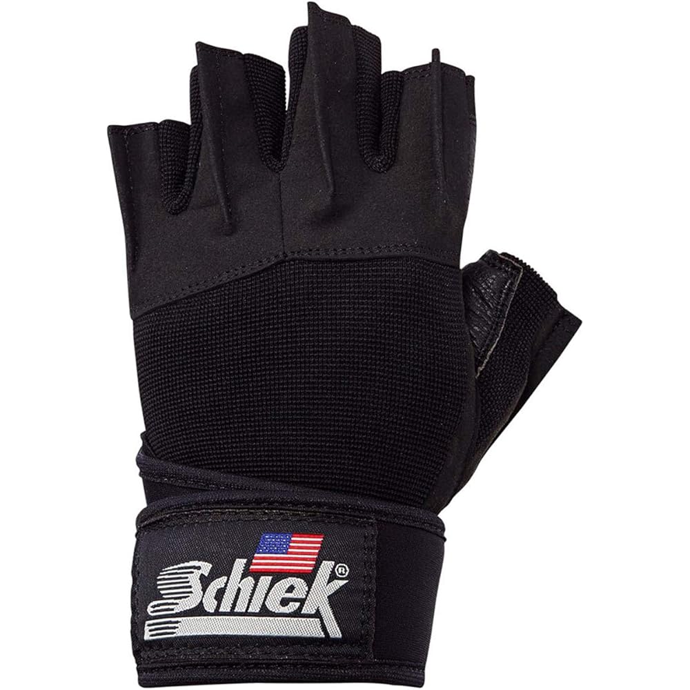Schiek Lifting Gloves 540 with Wrist Wrap (Genuine Japanese Product)
