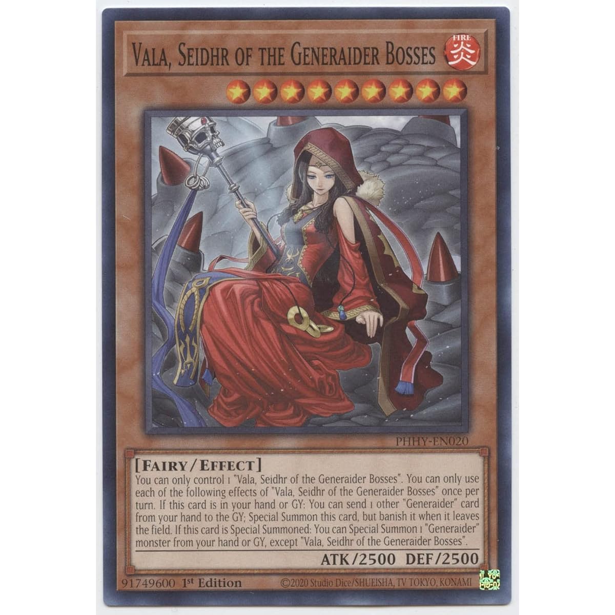 Vara, Seidhr the Generaider Boss - PHHY-EN020 - Common - 1st Edition